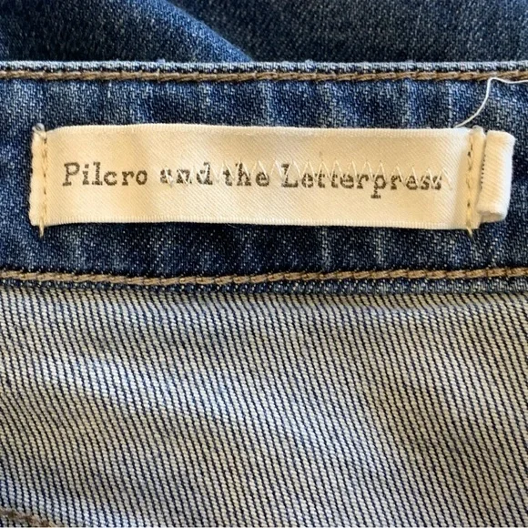 Anthropologie Pilcro High-Rise Sequined Flared Jeans Size 29 - Picture 8 of 12